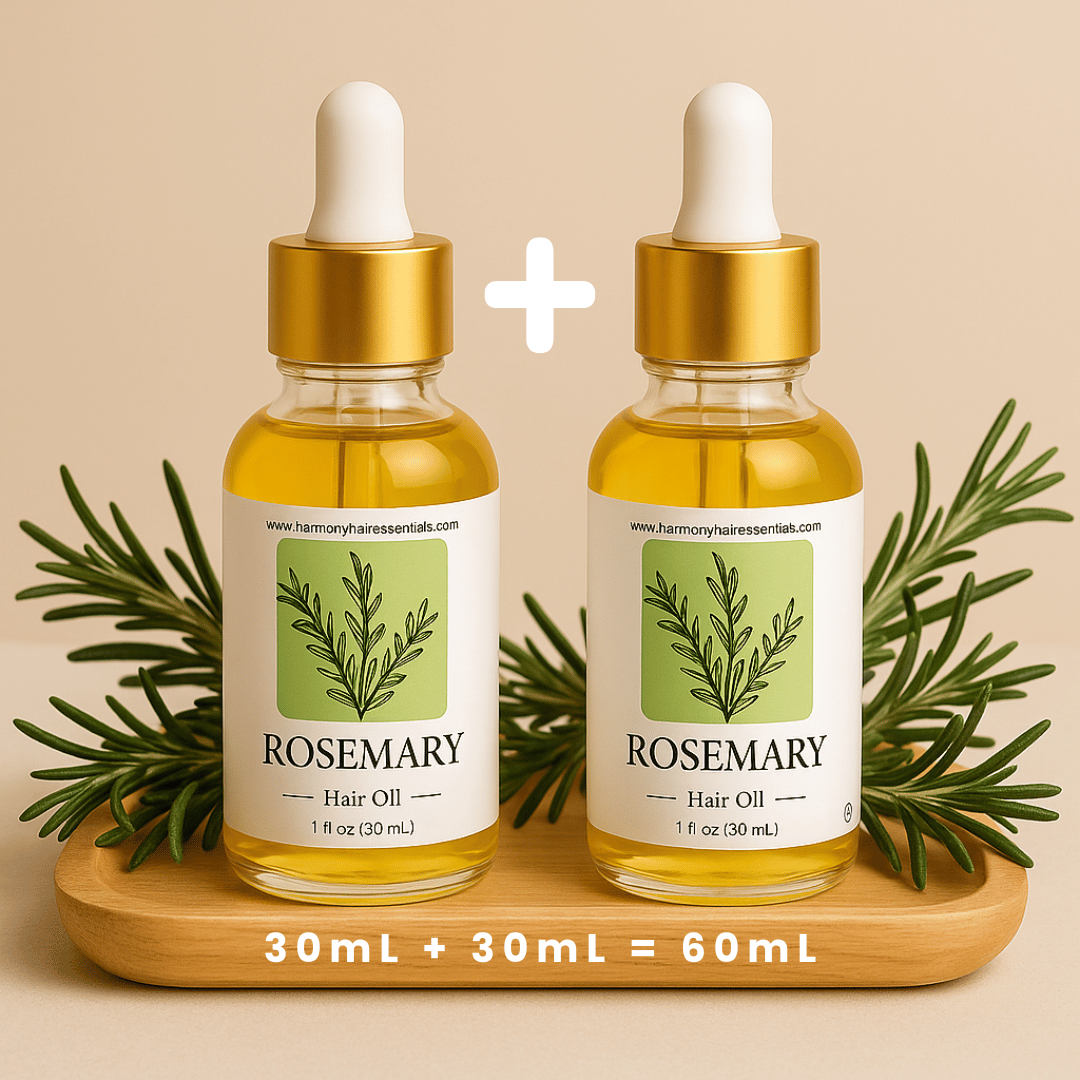 2 bottles of Rosemary Hair Oil bundle for faster hair growth