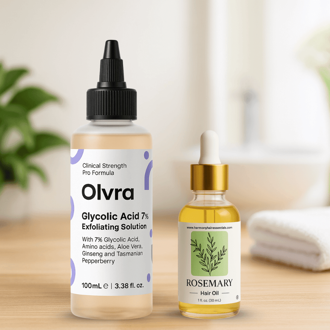 Glow & Grow Bundle – Skincare + Haircare Duo - Harmony Hair Essentials ®