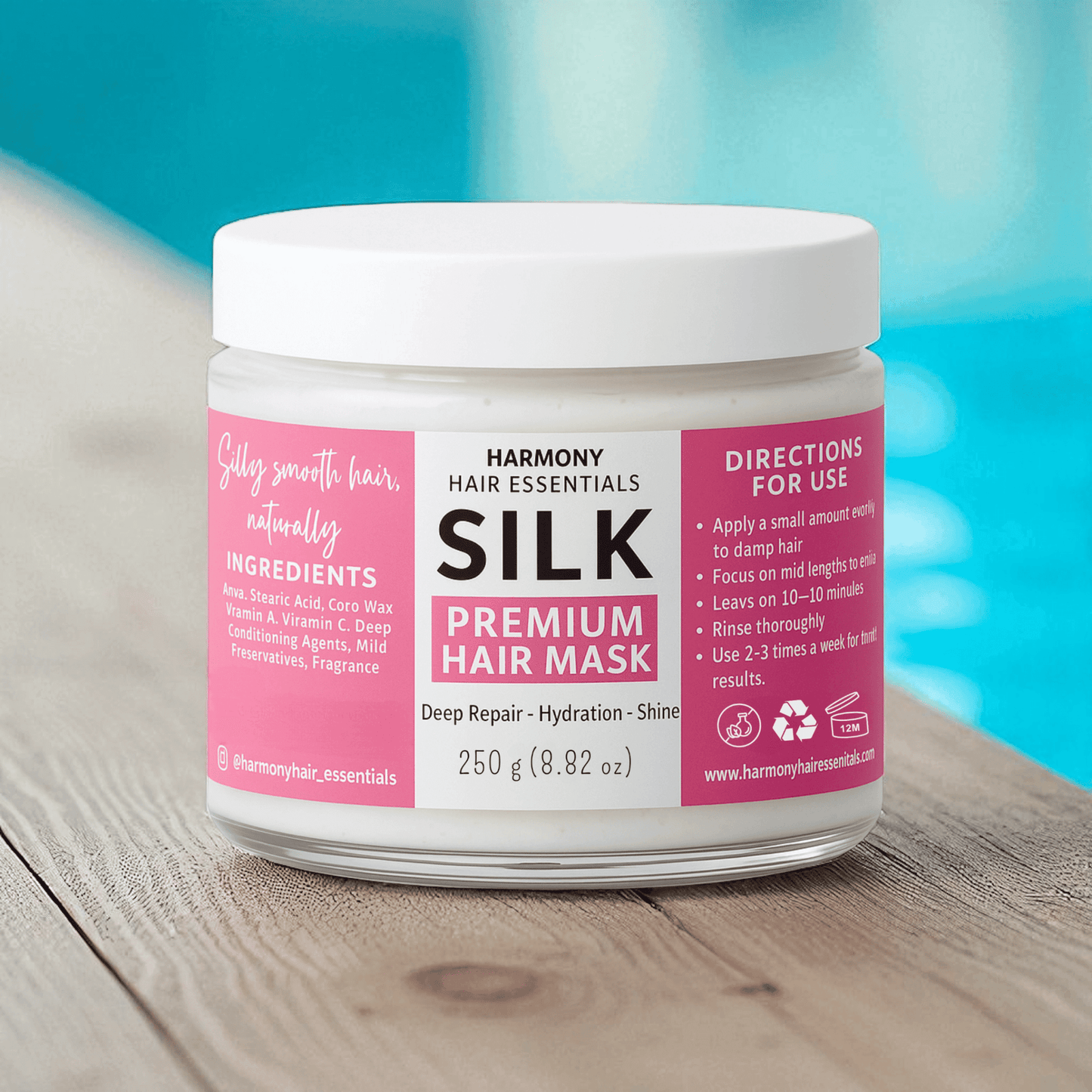 Silk Premium Hair Mask - Harmony Hair Essentials ®